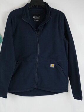 Carhartt Full Zip Fleece Jacket Work School Travel Walking Fall Winter Casual